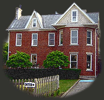 The brick Victorian house at 181 West Main Street that houses Generations